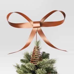 WONDERSHOP Bronze Metal Bow Tree Topper